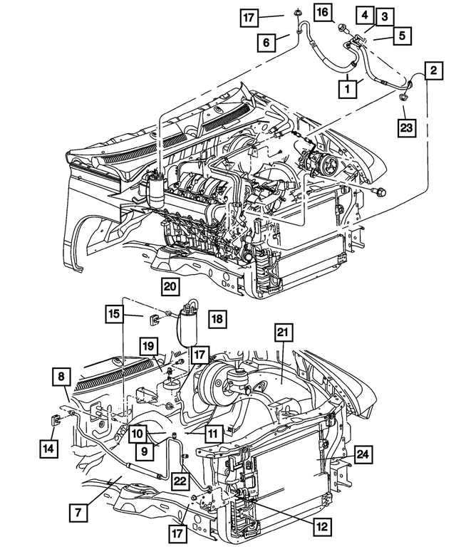 5072314AA - : A/C Liquid Line for Mopar Image