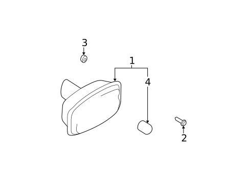 Side Marker Lamps for 2003 Hyundai Santa Fe #0