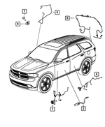 6508845AA - Electrical: Snap In Nut for Mopar Image