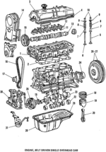 1110115031 - Engine: Cylinder Head for Toyota: Corolla, MR2, Starlet Image