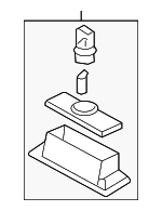 925013K000 - : License Lamp for Hyundai Image