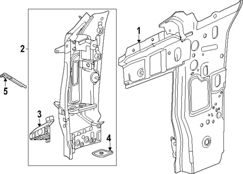 Hinge Pillar for 2025 Chevrolet Equinox EV #0