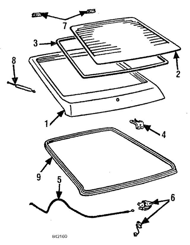 6895019445 - : Support Rod for Toyota Image