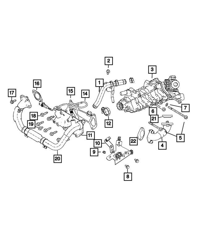 68458546AA - : Tube Retaining Clamp for Mopar Image