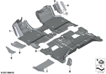 51476926675 - : Floor Covering Rear for BMW Image