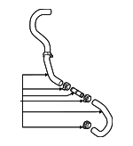 16260F0210 - Cooling System: Hose Assembly for Toyota Image