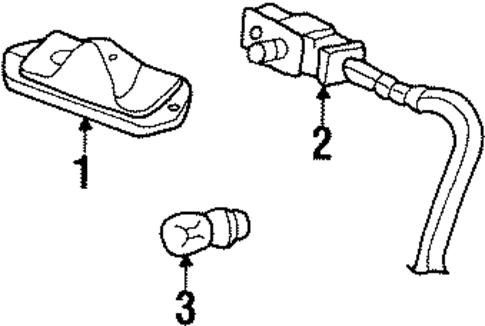 License Lamps for 2002 Lincoln Town Car #0