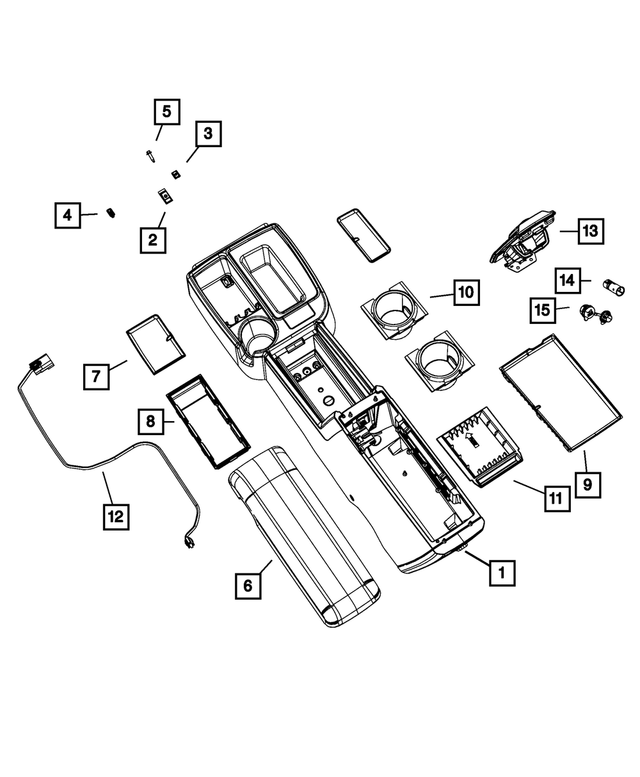 6506721AA - Interior Trim: Plastic Snap In Nut for Mopar Image image