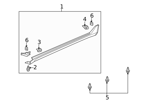 Exterior Trim - Pillars for 2012 Acura TL #0
