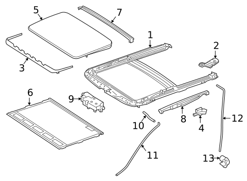 Sunroof for 2016 Mercedes-Benz GL63 AMG #3