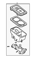 19209257 - Brakes: Master Cylinder for Chevrolet: Astro | GMC: Safari Image
