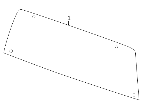 Glass & Hardware - Back for 2012 Ram 2500 #1
