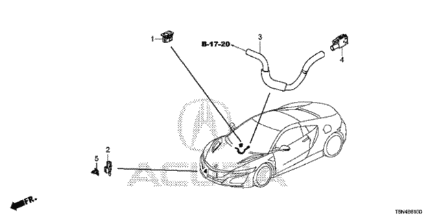 A/C Sensor for 2017 Acura NSX #0