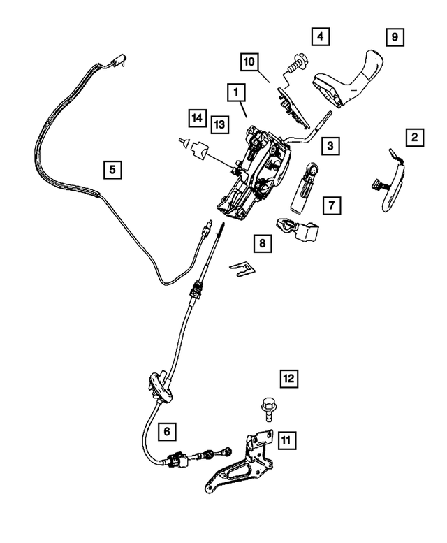 68027699AA - Automatic Transmission 5 Speed [DGZ]: Wiring Harness for Mopar Image