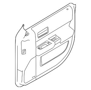 DA8Z7423942CB - : Door Trim Panel for Ford: Flex Image