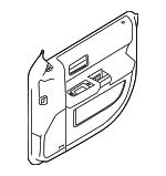 DA8Z7423942AA - Body: Door Trim Panel for Ford: Flex Image