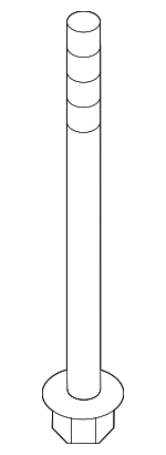 9008011684 - Suspension: Front Mount Mount Bolt for Lexus Image