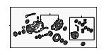 4111048104 - Universals &amp; Rear Axle: Carrier for Lexus Image
