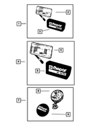 82201776 - Mopar Accessories - Component Parts: Off Road Light Kit for Mopar Image