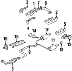 24508099 - Exhaust: Converter &amp; Pipe for Chevrolet: Lumina, Monte Carlo Image