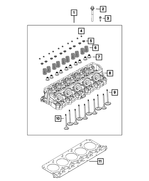 Cylinder Head for 2017 Dodge Viper #0