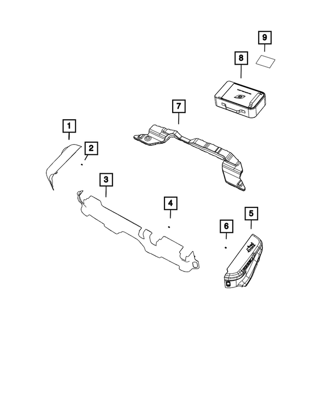 6RX92TX7AD - Interior Trim: Side Trim Panel for Mopar Image