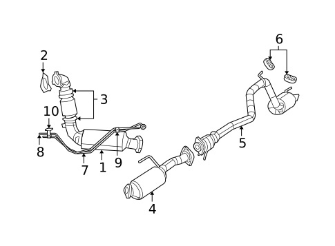 Brackets, Flanges & Hangers for 2009 Jeep Grand Cherokee #0