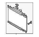 PEHH15200 - Cooling System: Radiator Assembly for Mazda Image