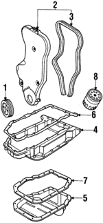 8904691020 - Engine: Crankshaft Damper for Isuzu Image