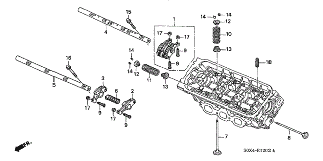Valve - Rocker Arm (FR.) ('02-) for 2004 Honda Odyssey #0