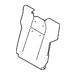 LR042913 - Body: Seat Back Pad for Land-Rover Image