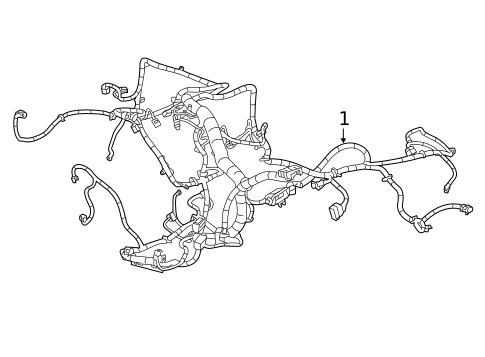 Wiring Harness for 2011 Chevrolet Silverado 3500 HD #0