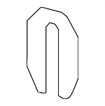 4589140AA - Body: Striker Spacer for Dodge: Caliber, Durango | Jeep: Compass, Gladiator, Grand Cherokee, Grand Cherokee L, Grand Cherokee WK, Grand Wagoneer, Grand Wagoneer L, Wagoneer, Wagoneer L, Wrangler, Wrangler JK | Ram: 1500, 2500, 3500 Image