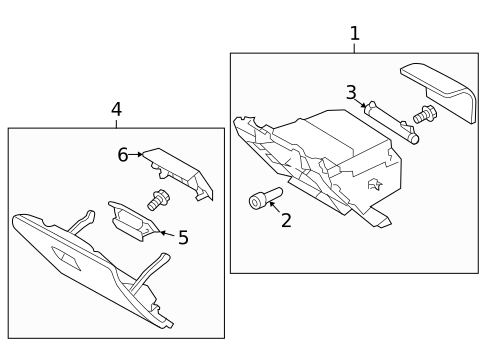 Glove Box for 2011 Nissan Cube #0