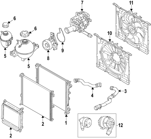 Water Pump for 2021 BMW M3 #3