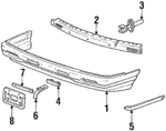 62511SA5661ZZ - Body: Bumper Cover for Honda: Accord Image