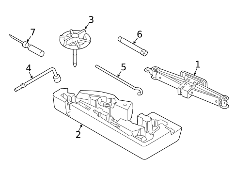 Jack & Components for 2019 Hyundai Santa Fe #0