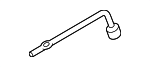 91314D000 - Body: Lug Wrench for Genesis: GV70, GV80 | Hyundai: Palisade, Santa Fe, Santa Fe Sport, Santa Fe XL, Tucson Image