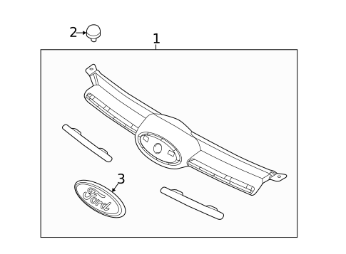 Grille & Components for 2014 Ford Focus #0