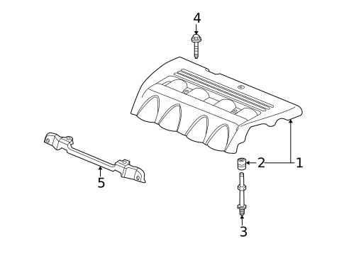 Engine Appearance Cover for 2012 Acura TSX #0