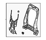 716300R070 - Body: Seat Back Frame for Toyota Image