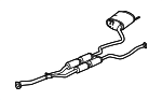 18307TZ7A01 - : Muffler &amp; Pipe for Acura Image