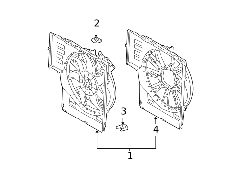 Cooling Fan for 2004 BMW X5 #0