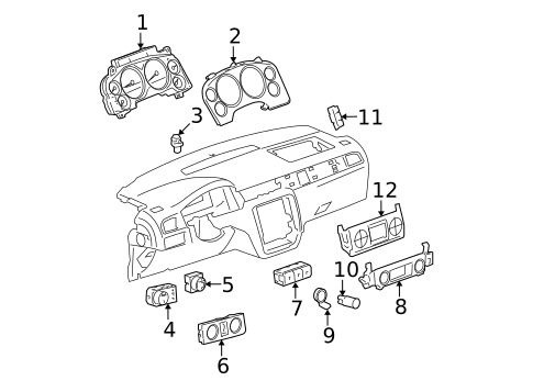 Driver Information Center for 2010 Chevrolet Avalanche #0