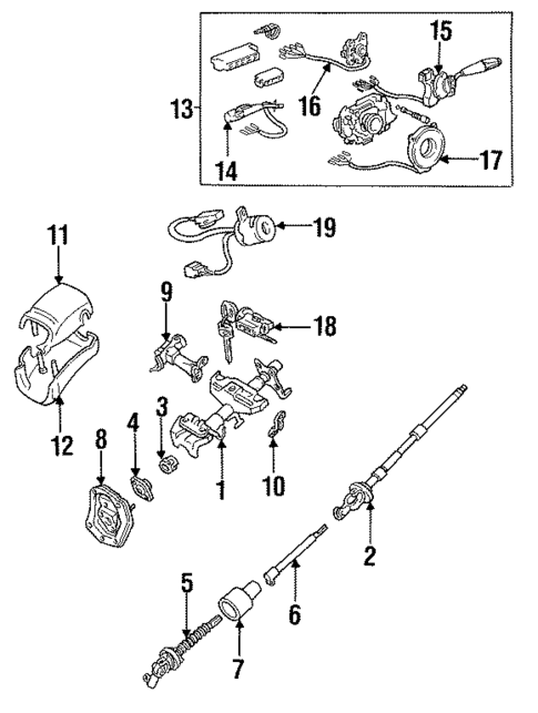 Switches for 1993 Toyota T100 #0
