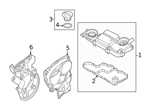 Valve & Timing Covers for 2022 Volvo V90 Cross Country #0