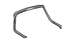 632510W040 - Body: Convertible Top Seal for Toyota: RAV4 Image