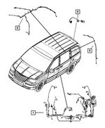 68067867AF - : Body Wiring for Chrysler: Town &amp; Country | Dodge: Grand Caravan Image