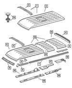 5134039AA - Body Sheet Metal Except Doors: Roof for Dodge: Sprinter 2500 Image