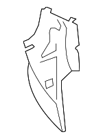 8E0117336J - Cooling System: Air Duct for Audi: A4, A4 Quattro Image